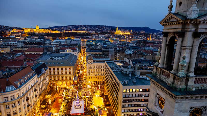 Julemarked i Budapest