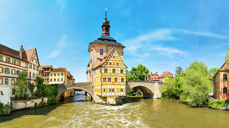 Det gamle rådhuset i Bamberg