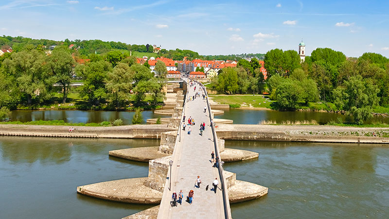 Die Steinerne Brücke, Regensburg