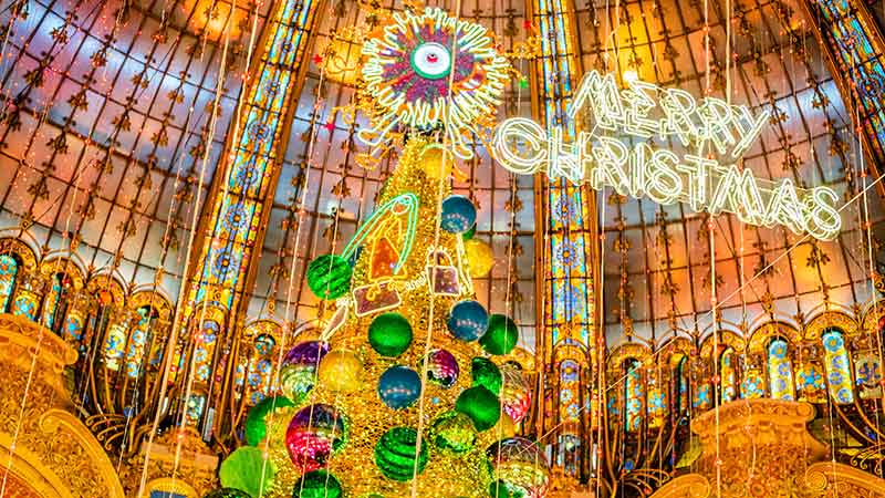 Gallerie Lafayette i Paris