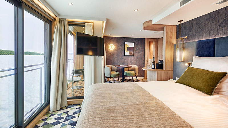 Suite med balkong, øvre dekk