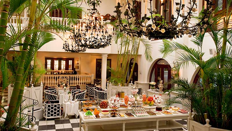 Ettermiddagste p� Oyster Box Hotell 