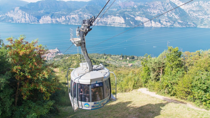 heis opp p� Monte Baldo