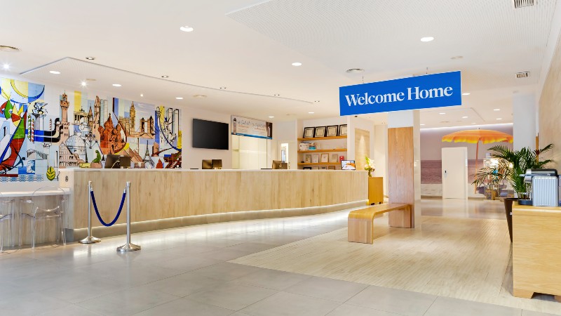 Lys og luftig resepsjon