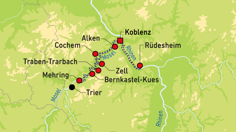 Koblenz � hjemreise