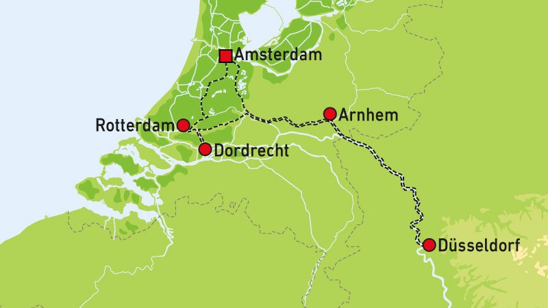 Düsseldorf – hjemreise
